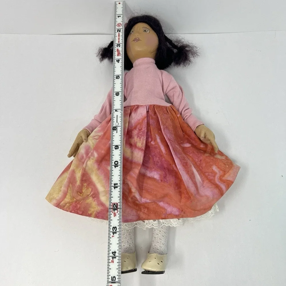 Rare Elaine Lim Hand Made Doll soft Body Hand processed Mohair Hair Gift Toy